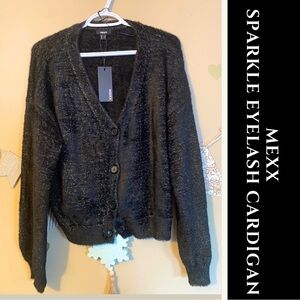 Mexx Black Shimmer Cardigan